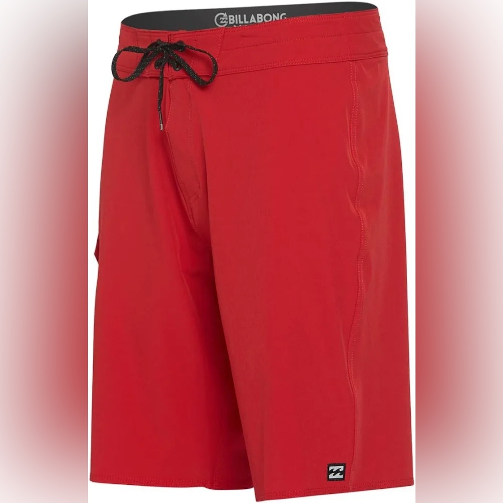 2🍒’s/$36~Billabong Men's Red Board Shorts All Day Pro NWOT~Sz 38